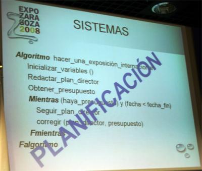 Algoritmos utilizados en los sistemas de ExpoZaragoza 2008