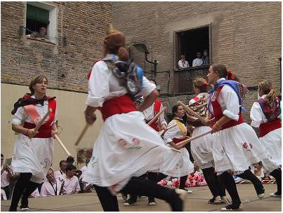 Dance del Paloteao en Borja